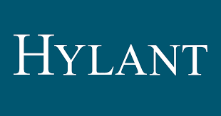 Company logo of Hylant on a dark background.